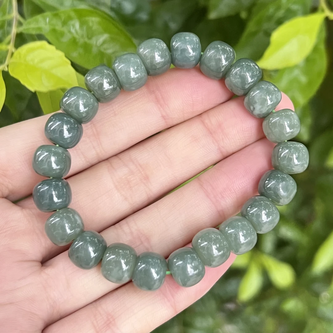 D123和田玉手串9+mm（多样性发其一）