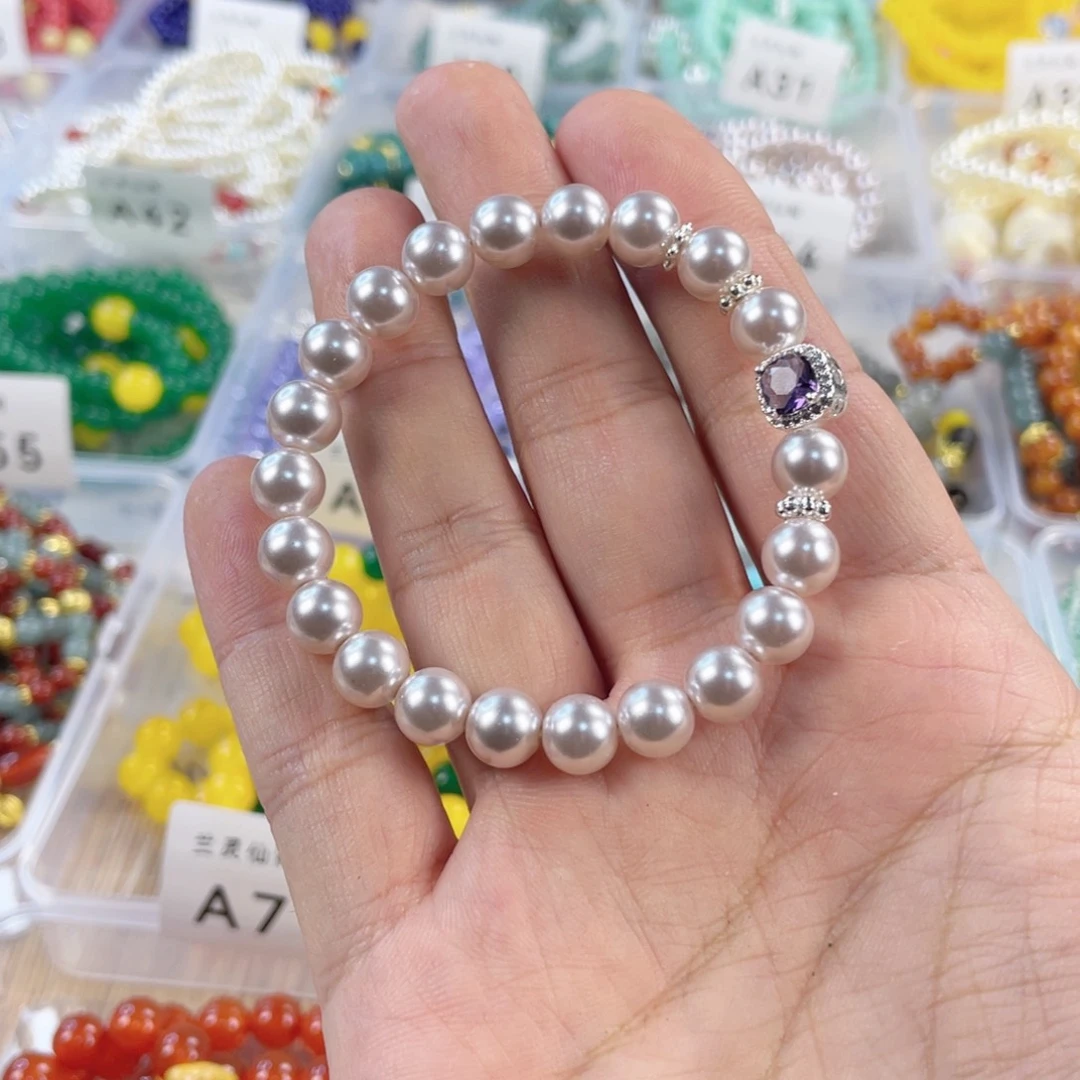 玛瑙/玉髓手链合金