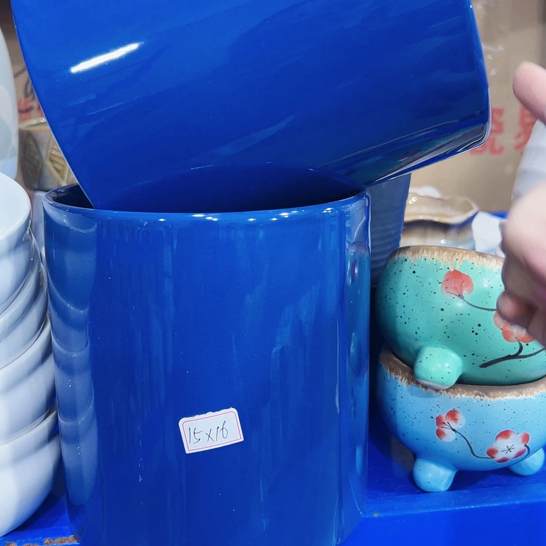 外贸尾单陶瓷花盆凑单10米包邮