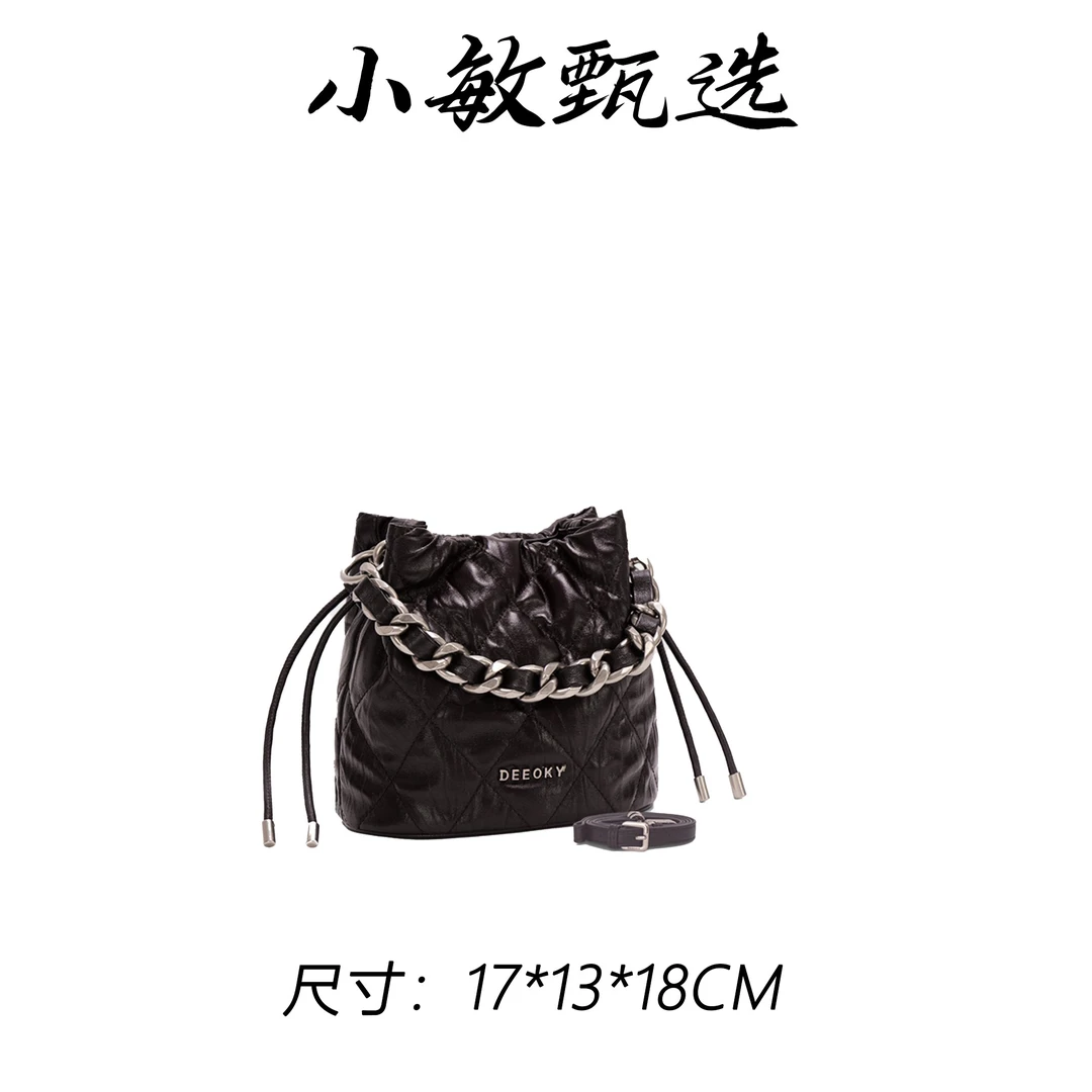 【小敏精选】渠道货ZT-D8050-泡芙咖简约大气新款女士手提包