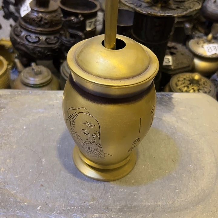 农***哥黄铜摆件，文房工艺品摆件