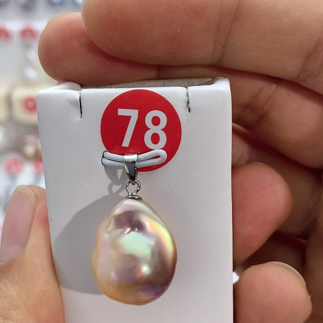 淡水珍珠颈饰银S925镶嵌