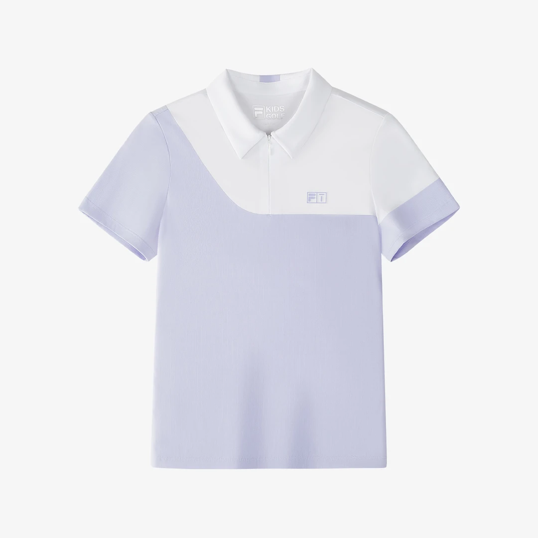 FILAKIDS斐乐儿童【竞赛系列】中大童女针织短袖POLO衫K12G523159F