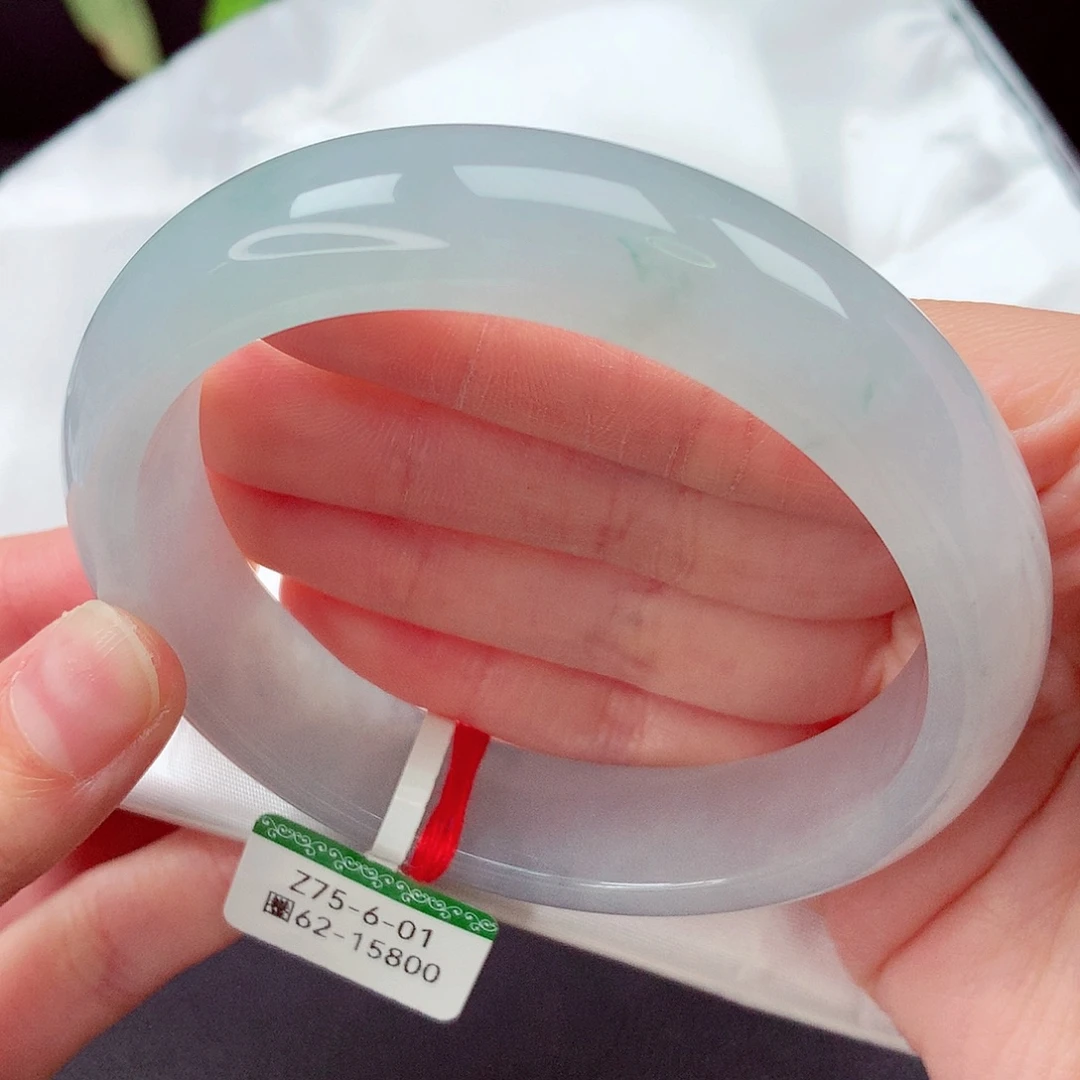 翡翠未镶嵌手镯缅甸天然a货翡翠手镯