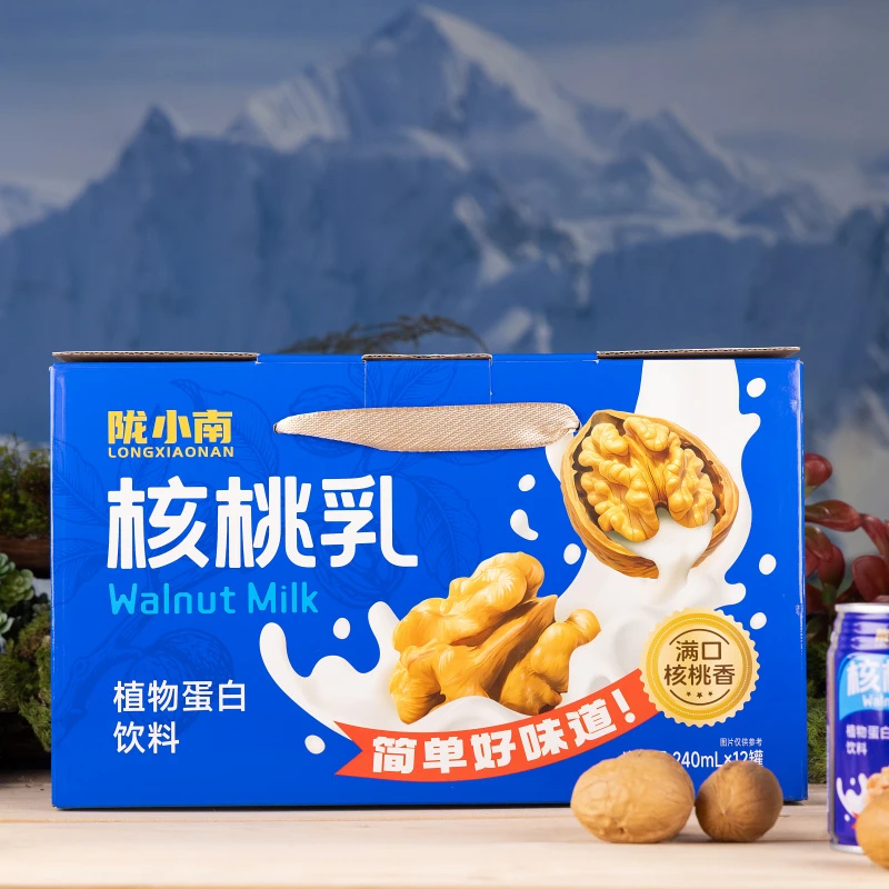 陇小南核桃乳240ml*12罐礼盒