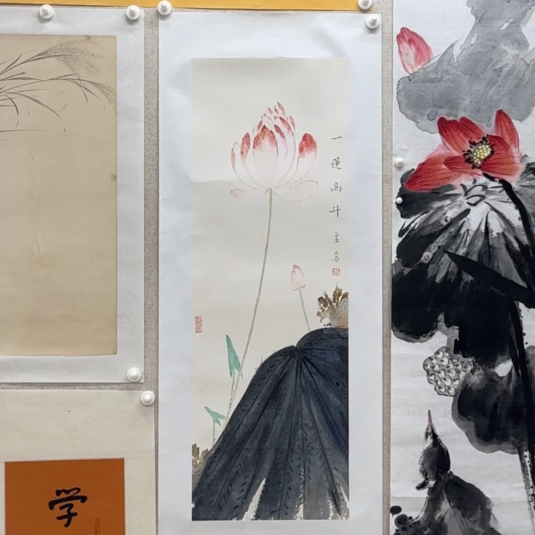 老***哥国画王若 一连高升