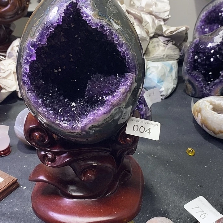 V***晨紫晶珠宝半成品未镶嵌