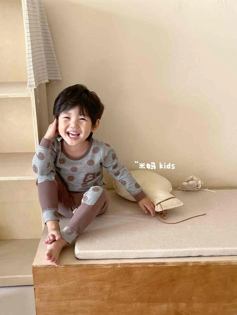 （收口身高+15）儿童睡衣秋衣裤纯棉儿童睡衣秋冬款童秋衣秋裤套装