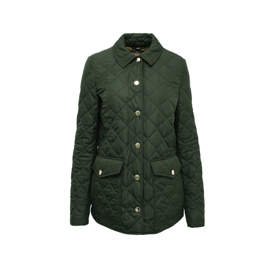 99新 BURBERRY/博柏利  经典菱格纹绗缝棉服外套 P254108298