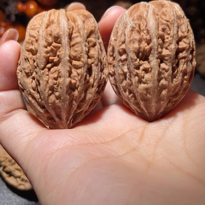 把件文玩核桃东北楸子小雪83