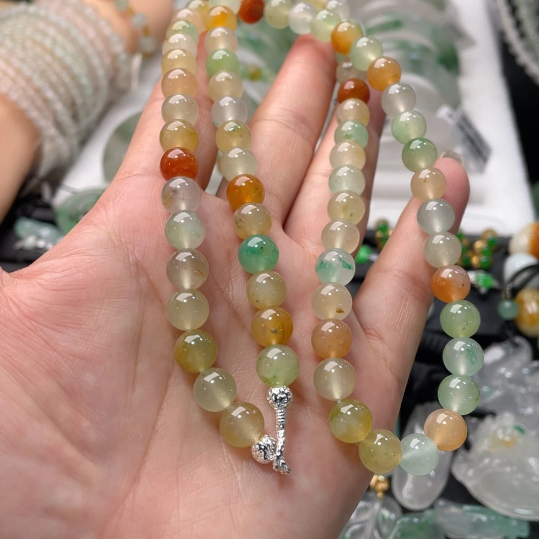 项链未镶嵌石英质玉