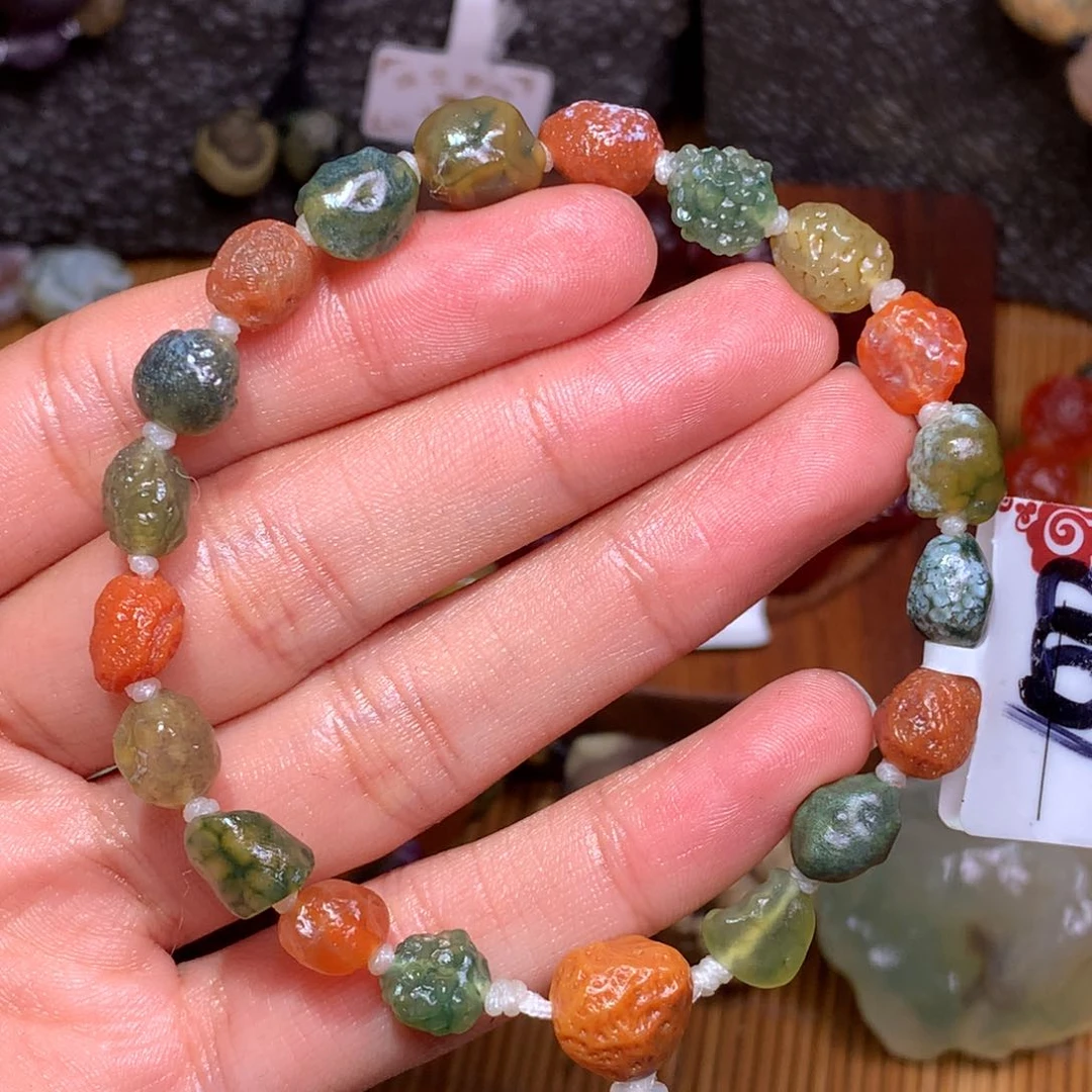 未镶嵌玛瑙/玉髓珠宝半成品