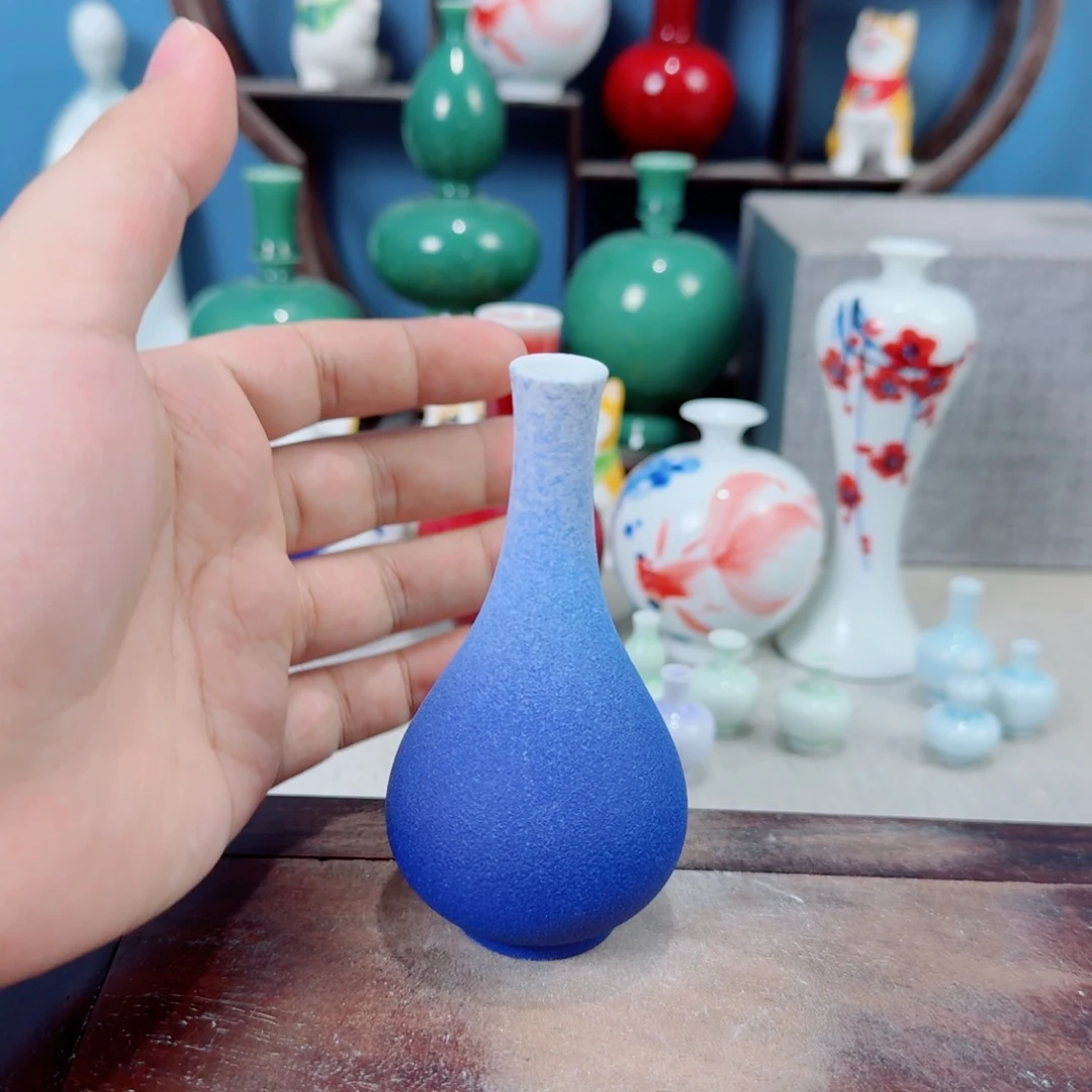 陶瓷手工小花器摆件