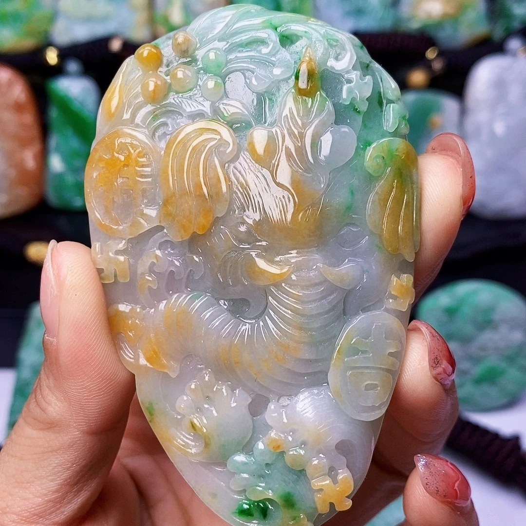 定制翡翠未镶嵌翡翠Ａ货一物一证