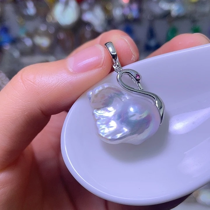 合金颈饰淡水珍珠02