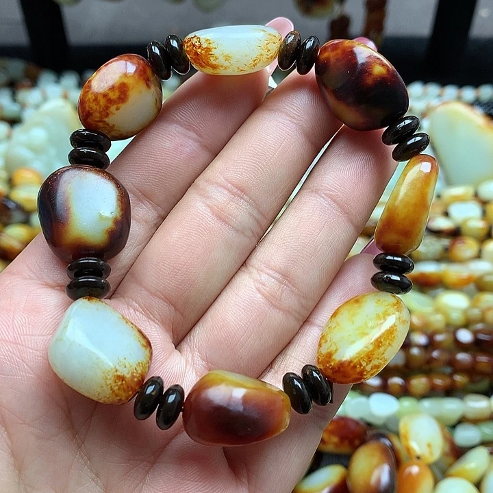 和田玉手链未镶嵌