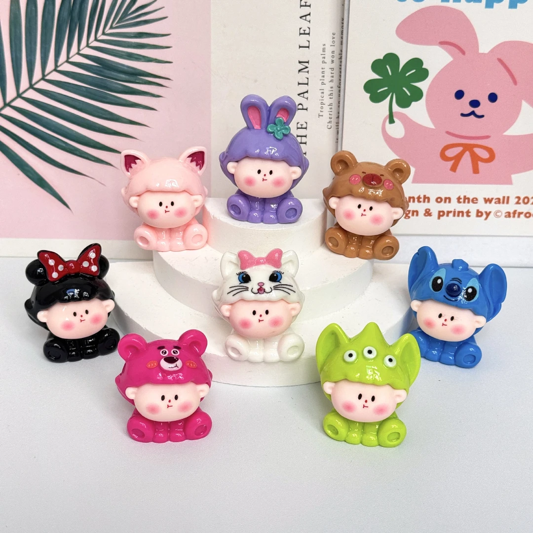 【许愿+对碰】迪士妮莉莉丝坐姿动物系列diy饰品小摆件