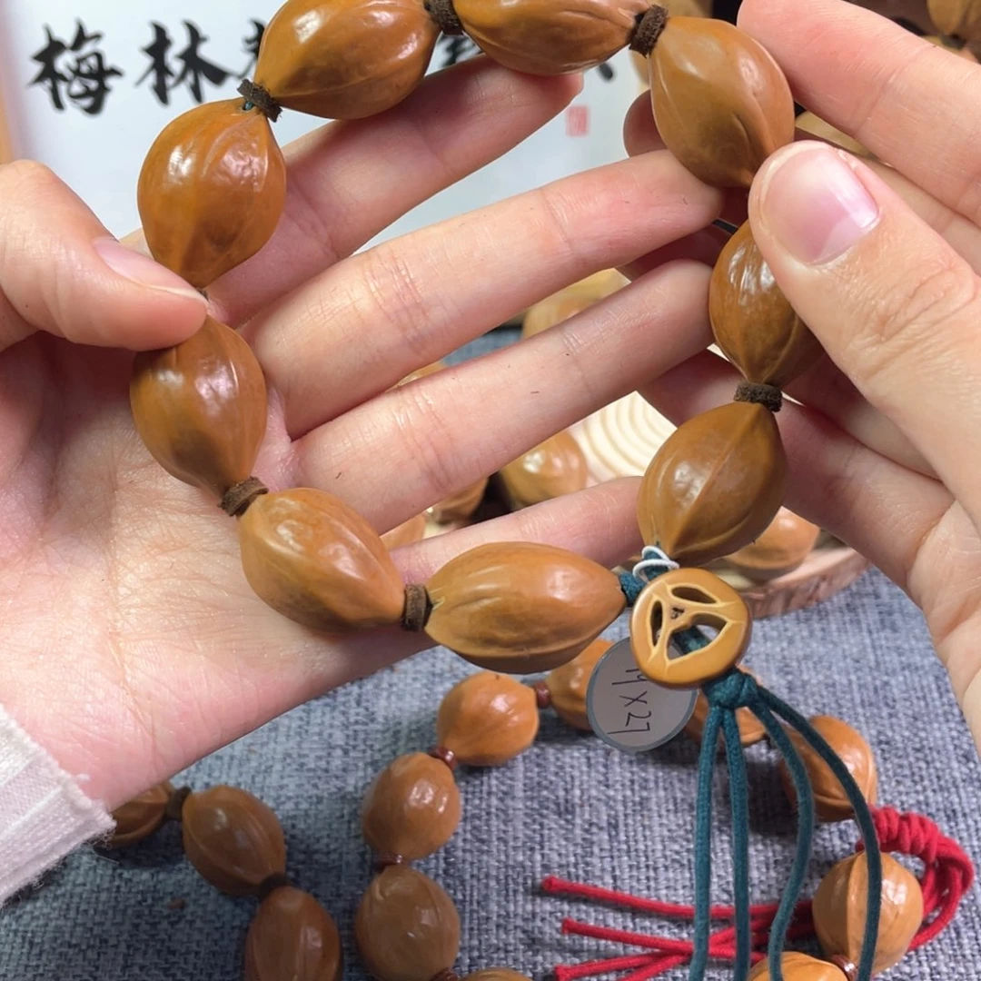 橄榄核手串/手链蓝****r19 27梅林铁核
