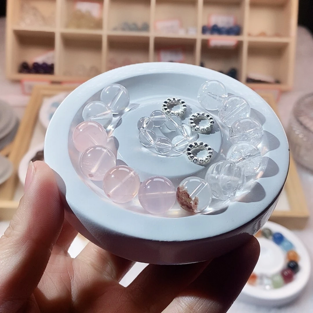 水晶手串未镶嵌天然水晶