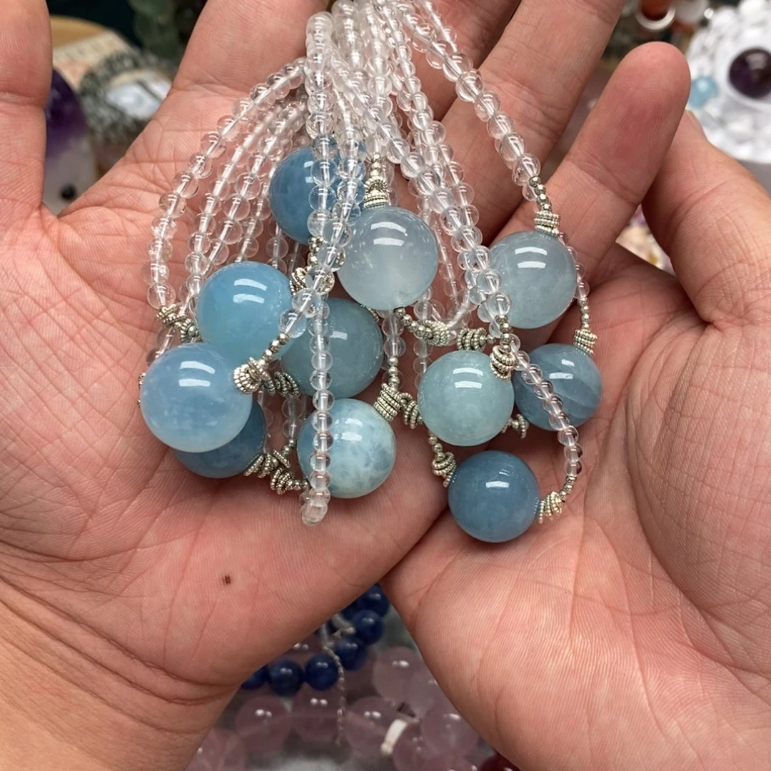 水晶手串未镶嵌多样性发一17m