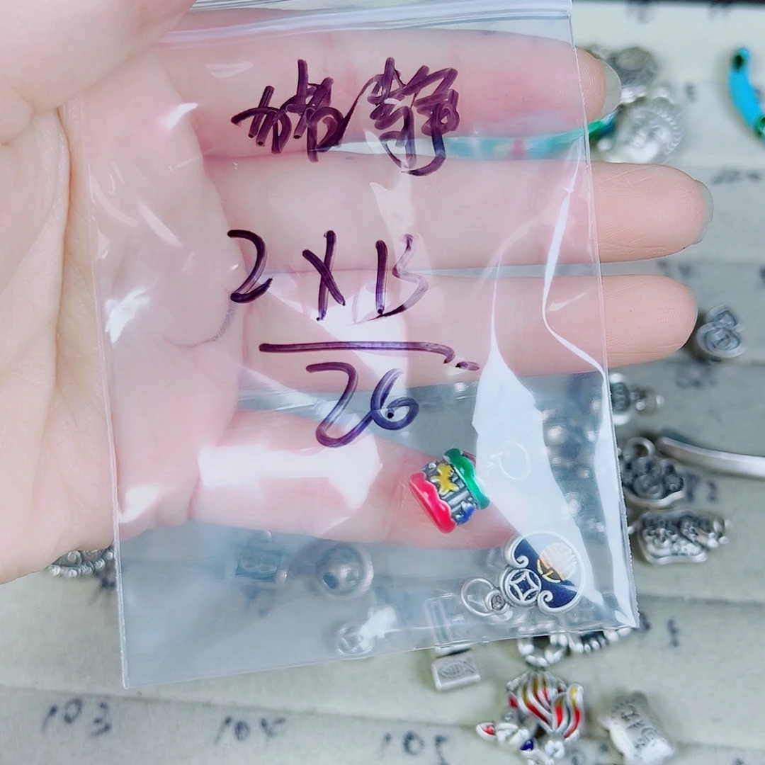 珐琅足银足银配件