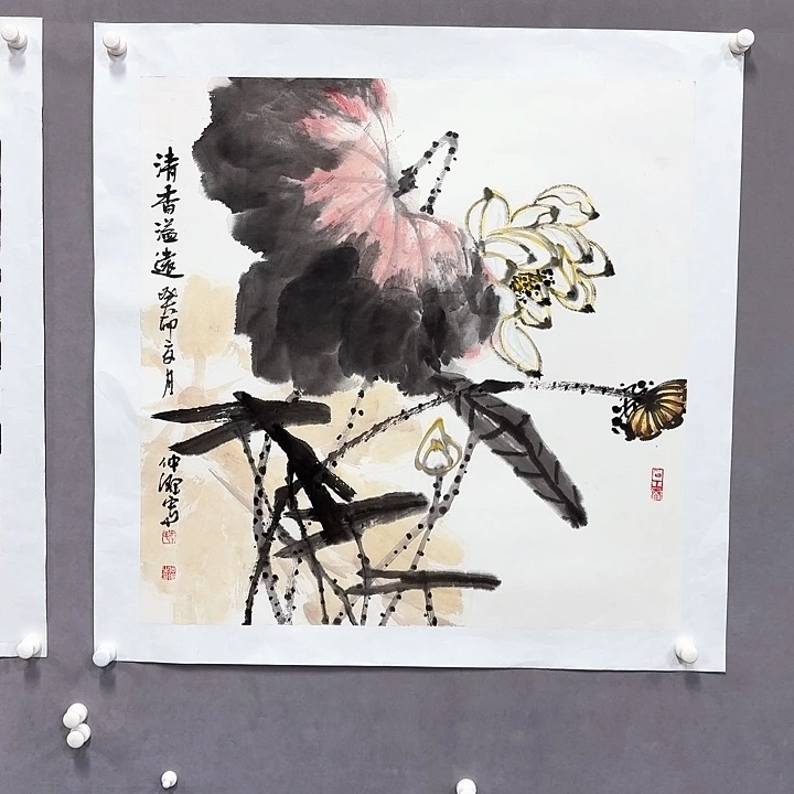 国画亲笔手绘放心去藏