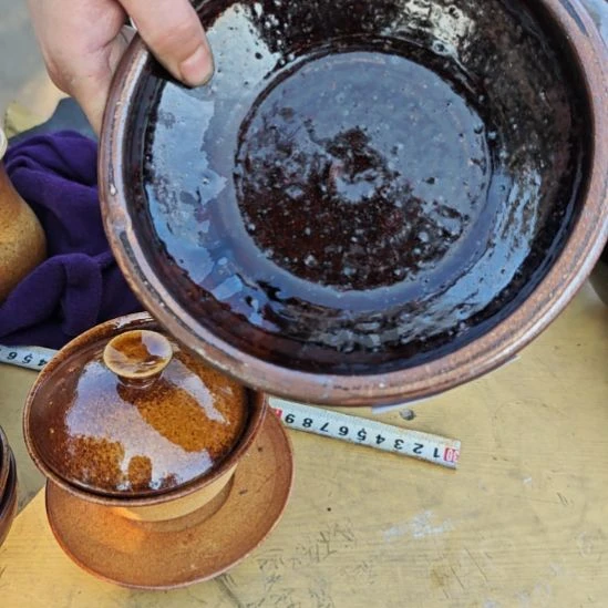 ？***！瓷片0892，手工拉胚柴火烧制