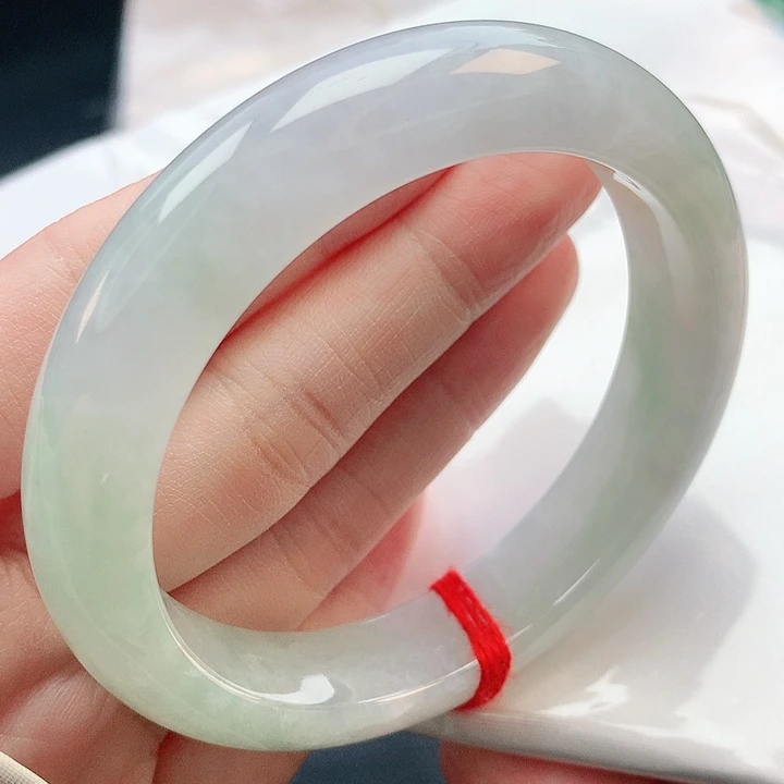 翡翠手镯未镶嵌58圈口880126