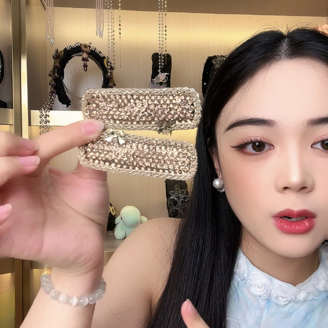 醋酸（人造纤维）铁合金金色日常一对