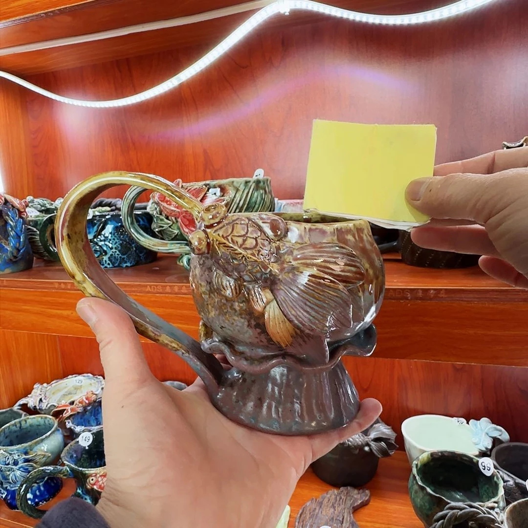 杯雪*纯手工咖啡杯盘碗