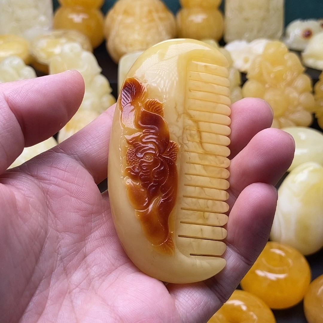 琥珀颈饰未镶嵌琥珀蜜蜡吊坠