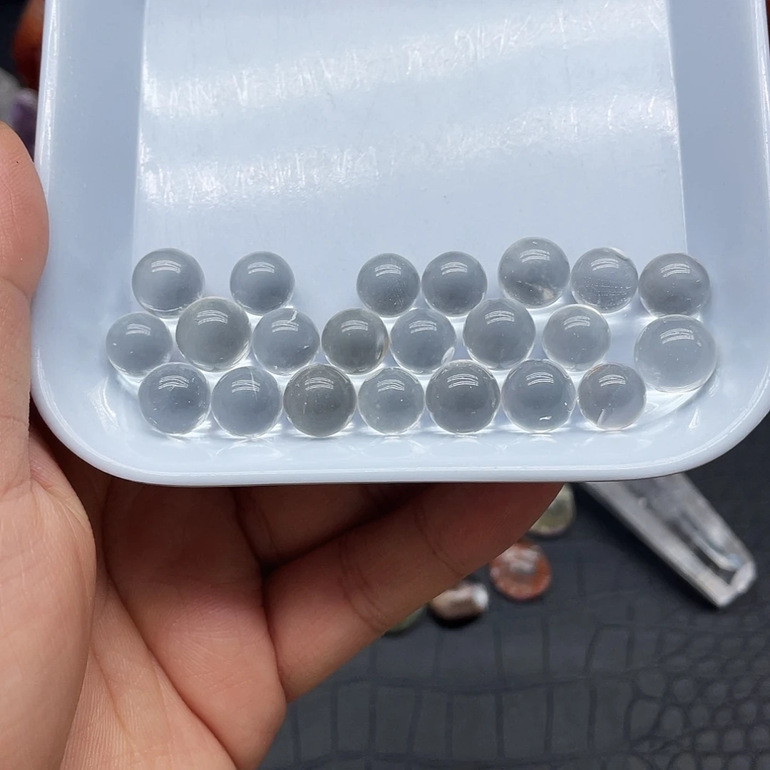 未镶嵌珠宝半成品水晶45白水晶