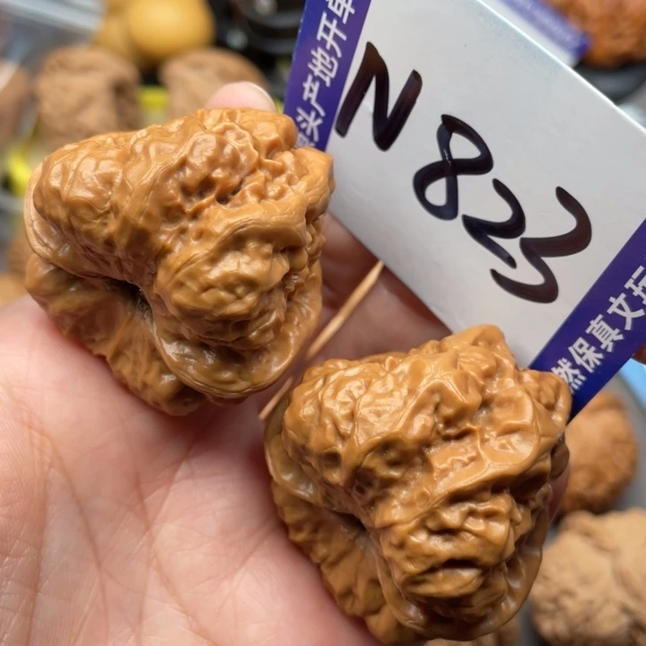 文玩核桃把件蛙蛙41尺