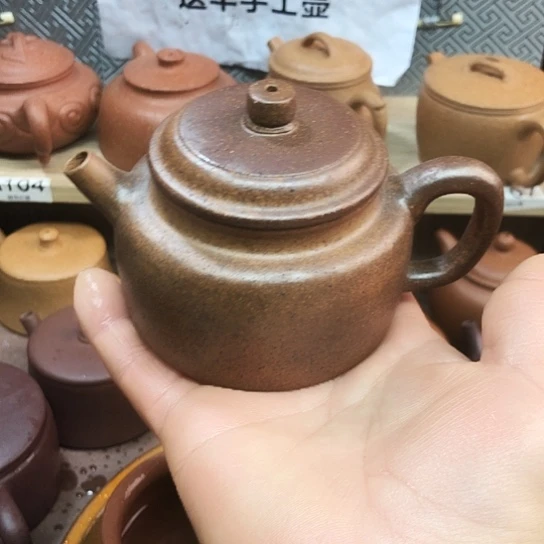 茶壶紫砂柴烧得中170豪升左右