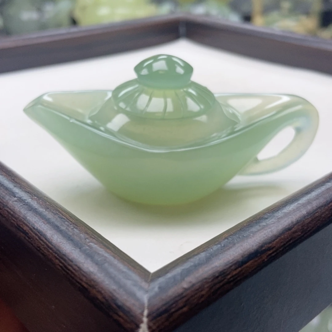 蛇纹石玉未镶嵌手把