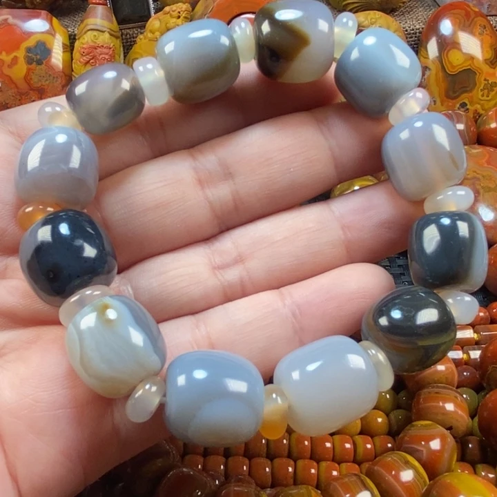 玛瑙/玉髓未镶嵌手链