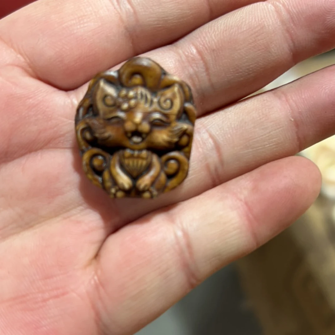 泥塑回流款狐狸摆件