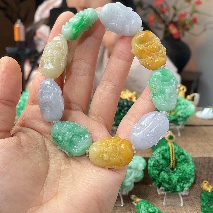 翡翠未镶嵌手串福利