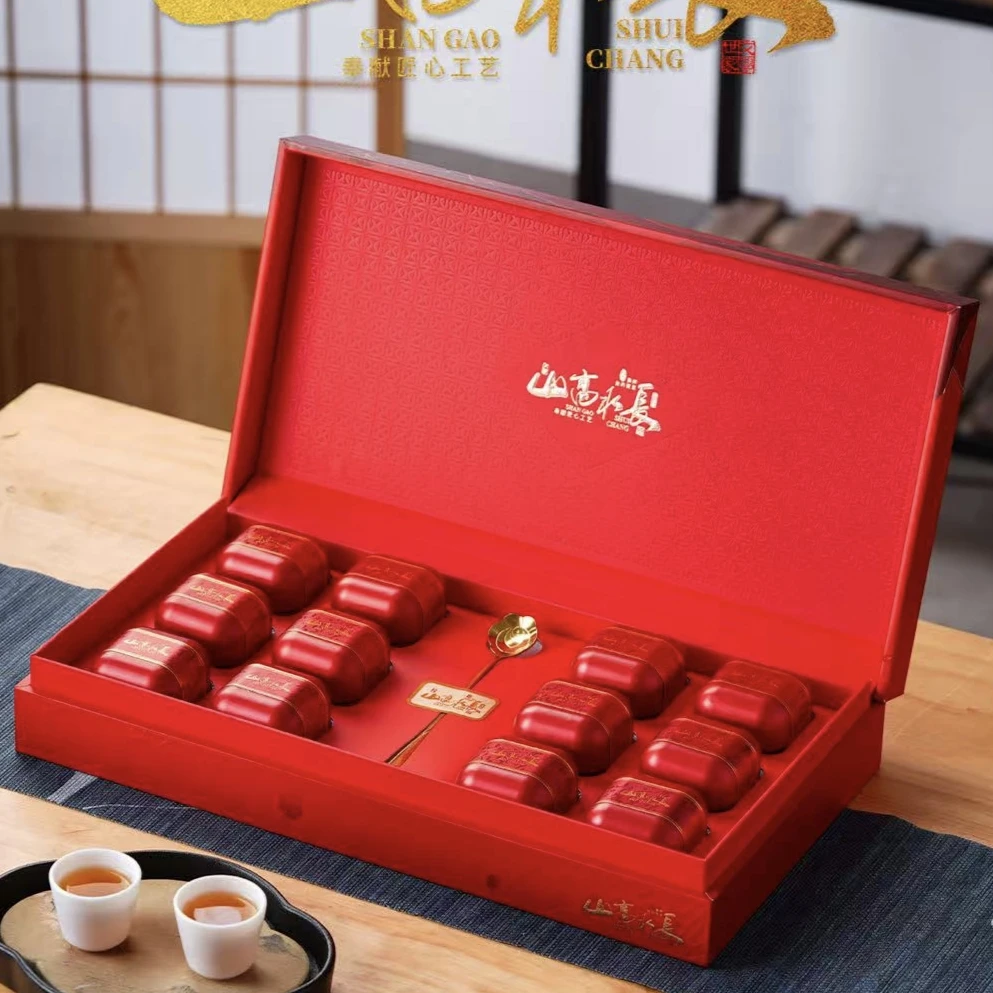 山高水长 小种红茶茶叶礼盒装 武夷红茶 罐装散茶 送礼长辈