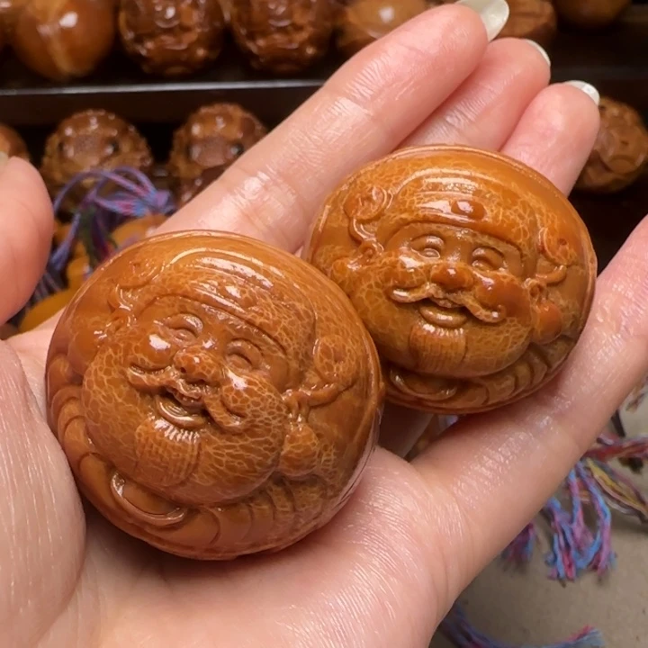 橄榄核手串/手链三****）橄榄核核雕