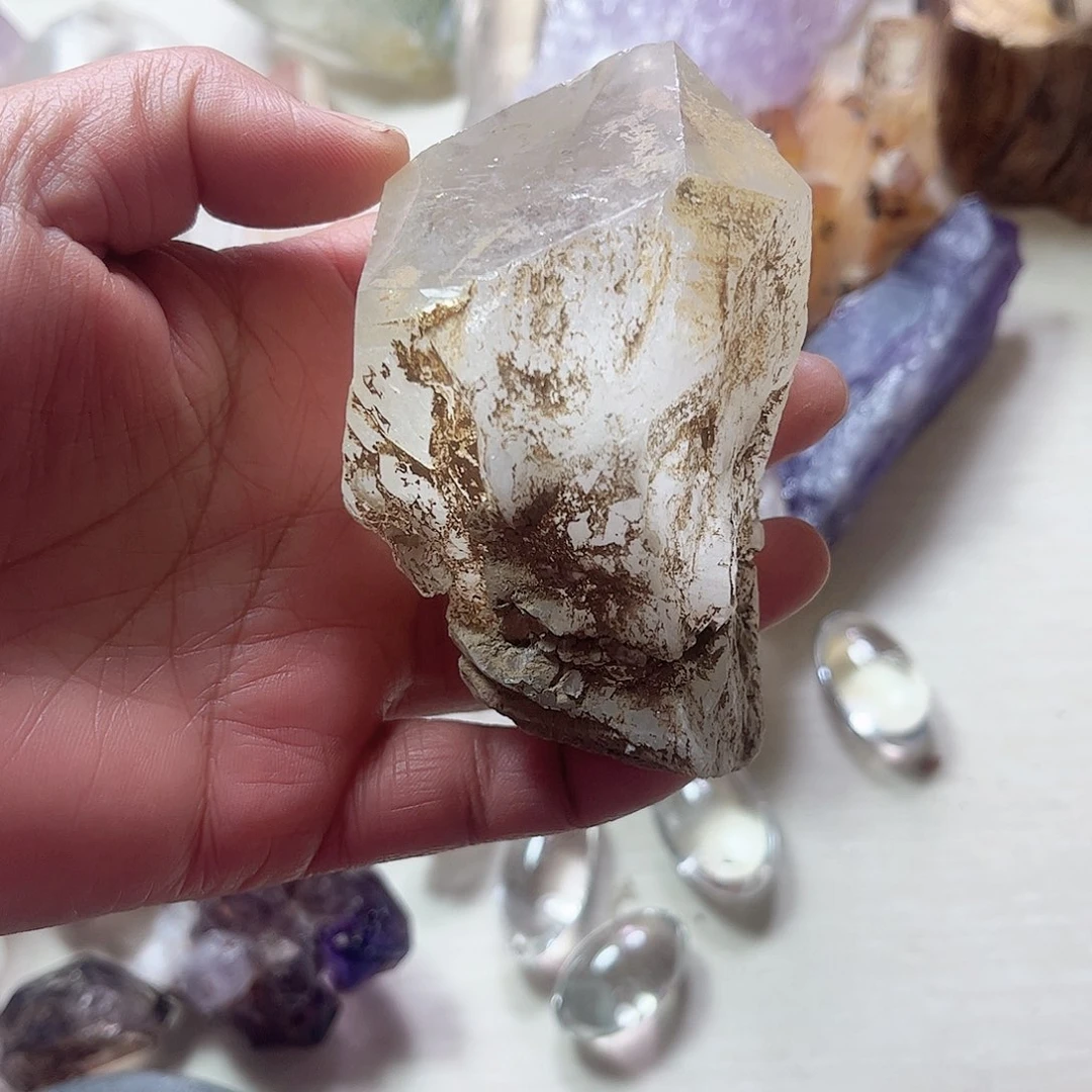 水晶天然水晶原石未镶嵌无**名