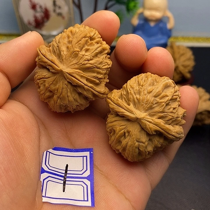 把件文玩核桃37白狮子