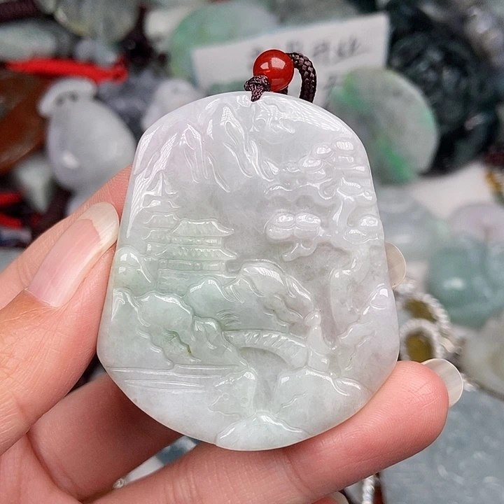 颈饰未镶嵌翡翠翡翠