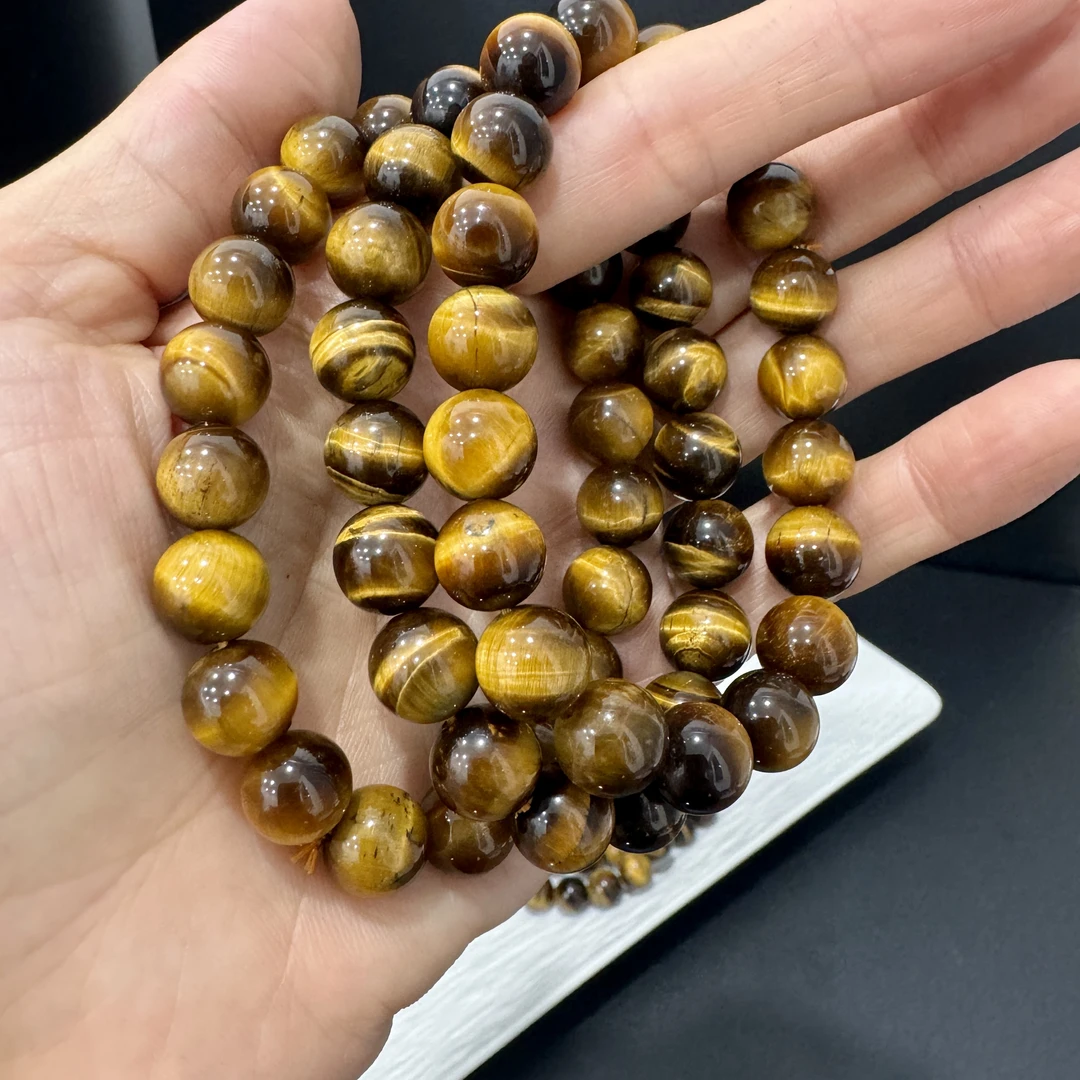 s22天然双A高品质 闪电纹虎眼石10mm  多样性发一件