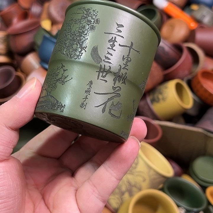 紫砂茶杯全手工紫砂主人杯