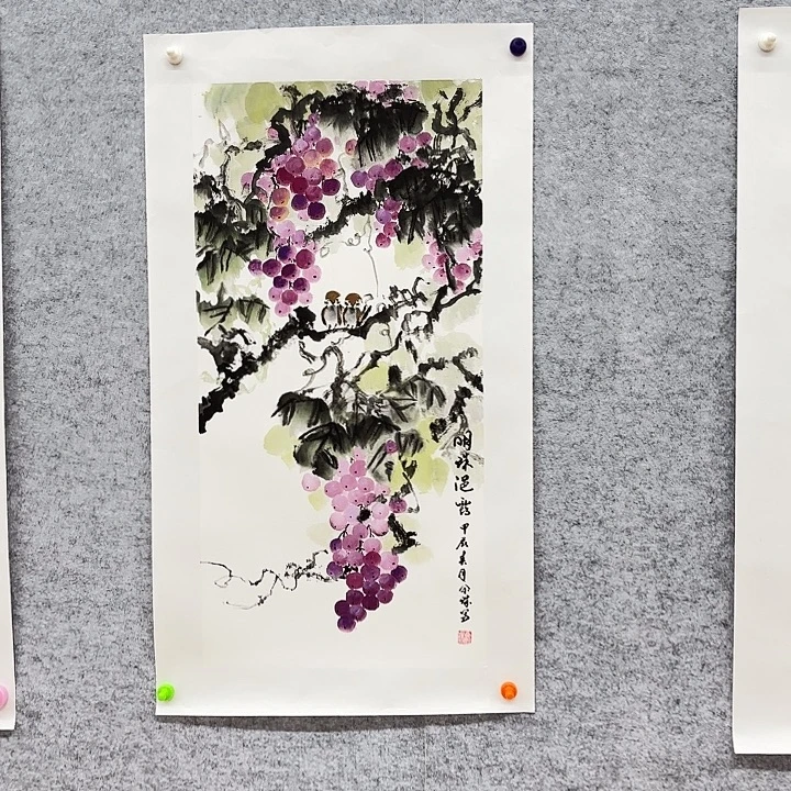 国画花鸟的翅膀和翅膀