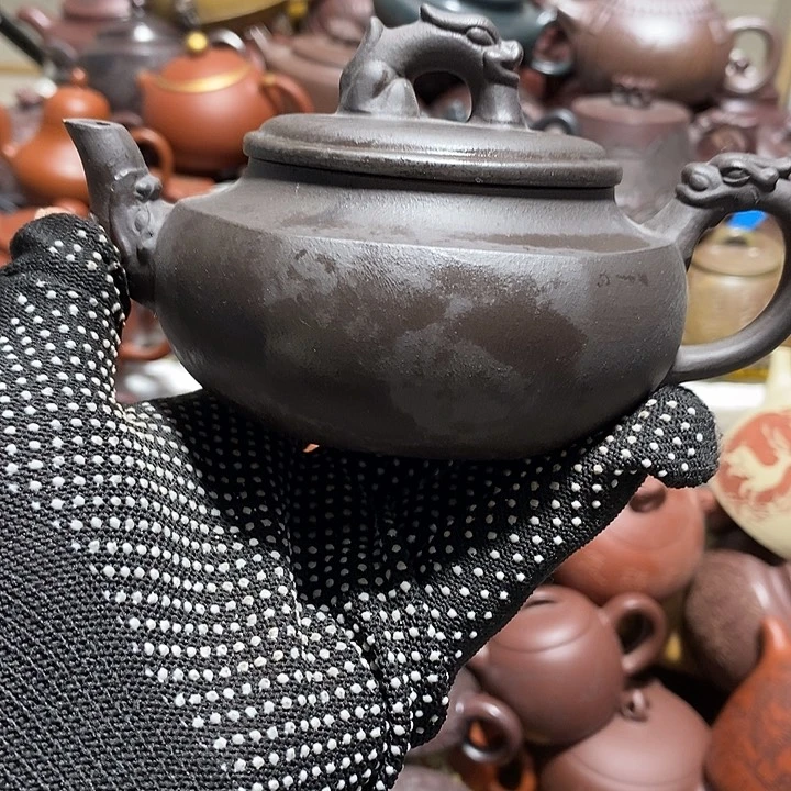 紫砂茶壶口裂嘴磕