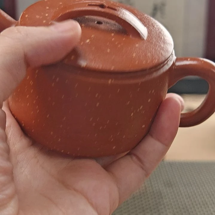 茶壶紫砂生砂朱泥铺砂汉瓦