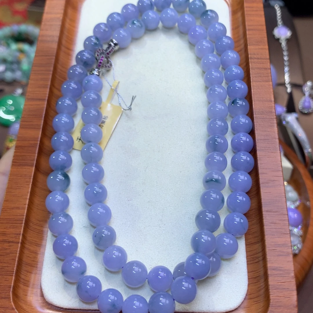 翡翠未镶嵌颈饰卡8.6