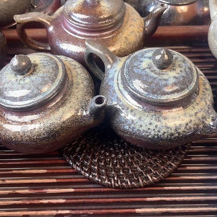 紫砂茶壶长*弓宜兴紫砂壶